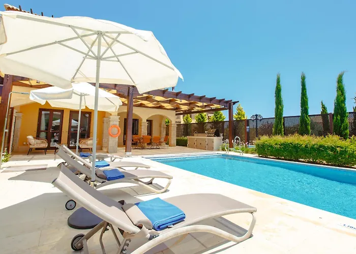 Villa Luxury Elite Aj06 Complete With A Private, Climate Controlled Pool And A Relaxing Outdoor Jacuzzi, Aphrodite Hills