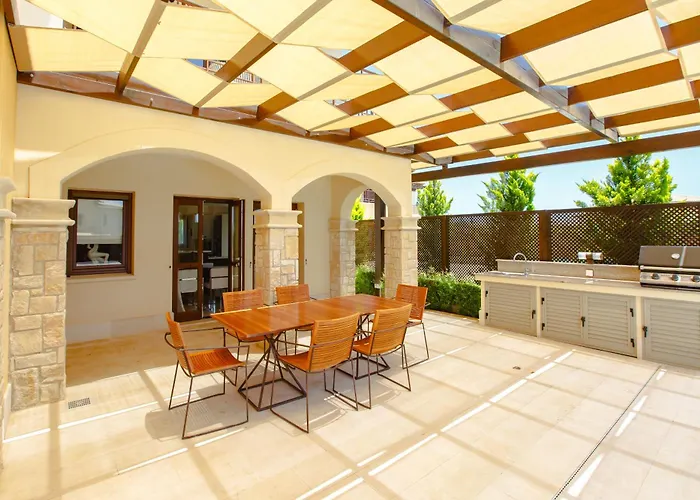 Luxury Elite Aj06 Complete With A Private, Climate Controlled Pool And A Relaxing Outdoor Jacuzzi, Aphrodite Hills Villa Paphos