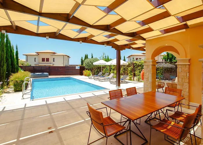 Luxury Elite Aj06 Complete With A Private, Climate Controlled Pool And A Relaxing Outdoor Jacuzzi, Aphrodite Hills Villa Paphos