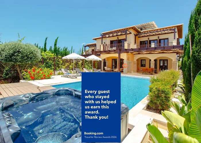 Luxury Elite Aj06 Complete With A Private, Climate Controlled Pool And A Relaxing Outdoor Jacuzzi, Aphrodite Hills *